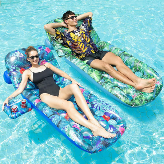 FindUWill Pool Floats Chairs Adult - 2 Pack for Ultimate Relaxation