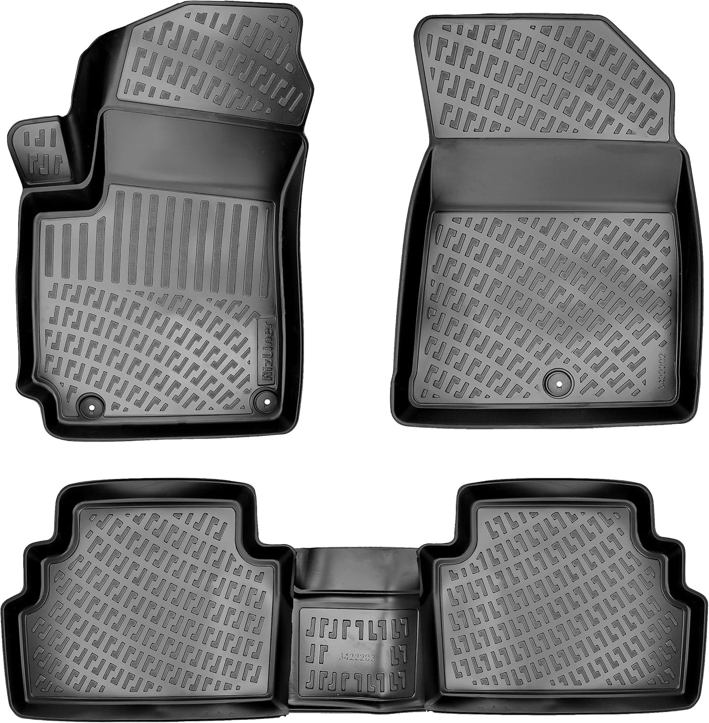 Kia Soul 2020-2026 Floor Mats Custom Fit Heavy Duty Rubber