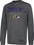 Ultra Game Men's NFL Long Sleeve T-Shirt for Everyday Wear