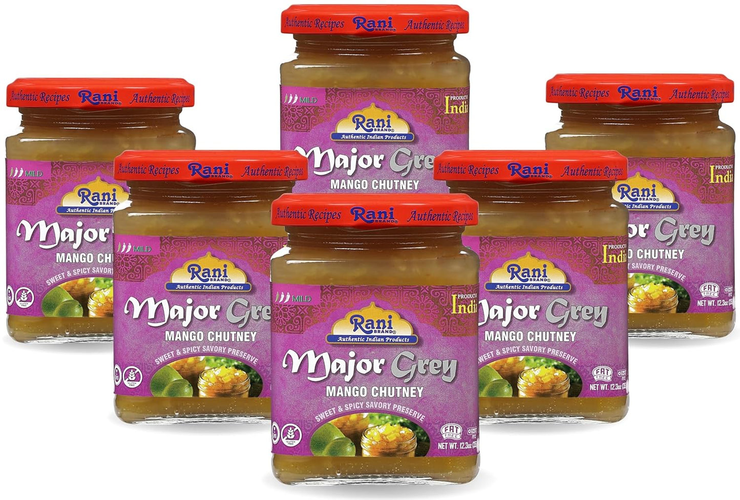 Rani Major Grey Mango Chutney - Vegan, Gluten Free, All Natural