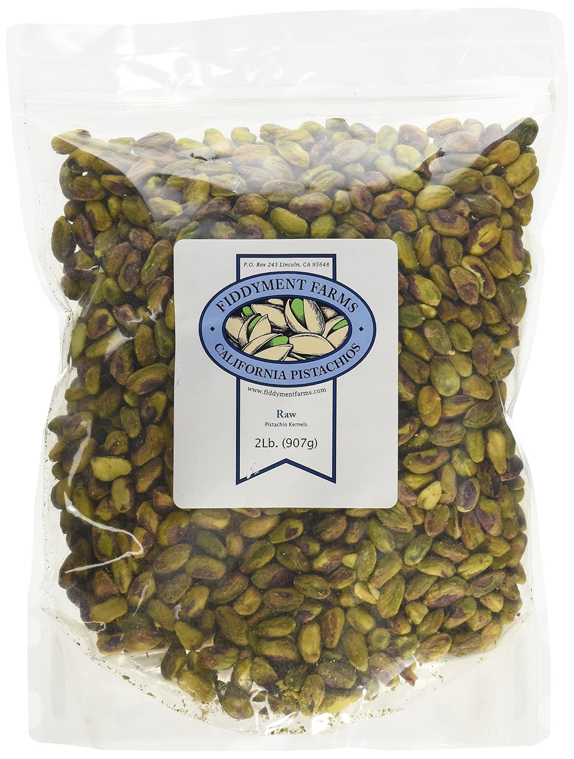 Gourmet Raw Pistachio Kernels - 2 Lb. Resealable Bag