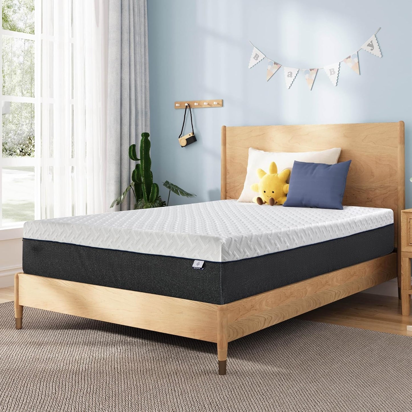 12 Inch Green Tea Memory Foam Mattress for Cool Sleep Comfort