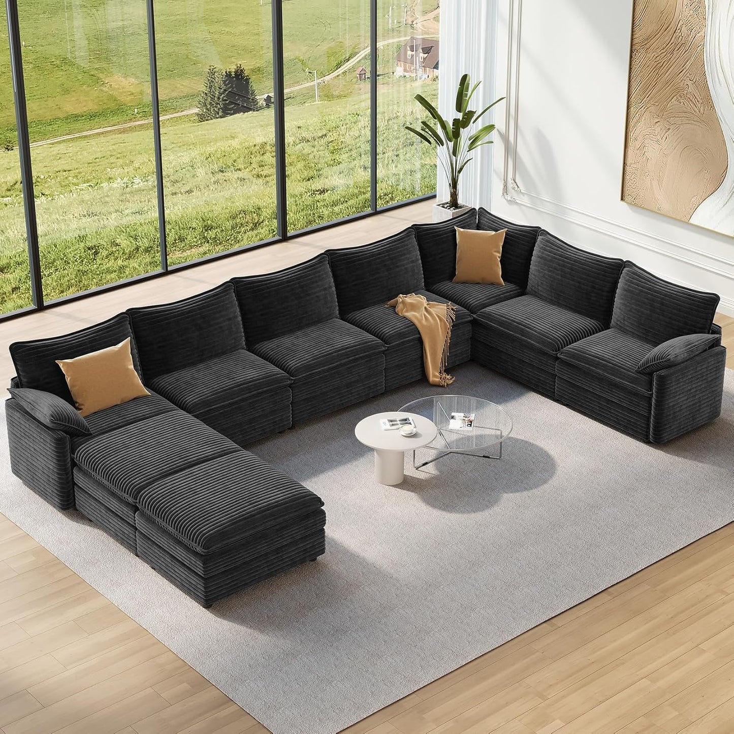 Vesgantti Large Modular Sectional Sofa for Ultimate Comfort