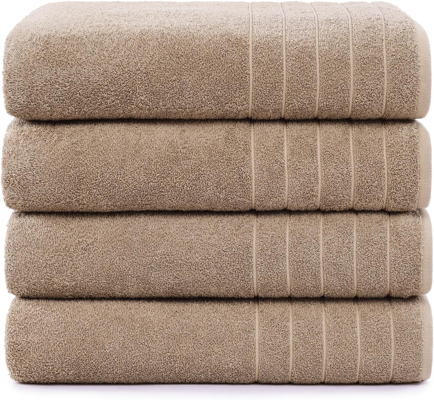 Casa Platino 100% Cotton Bath Towels Set of 4 for Luxury Use