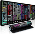 Excel Cheat Sheet Desk Pad with 231 Shortcuts - XL Desk Mat
