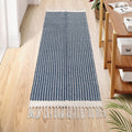 Boho Kitchen Runner 2x6 Laundry Room Rug - Lightweight Washable Cotton