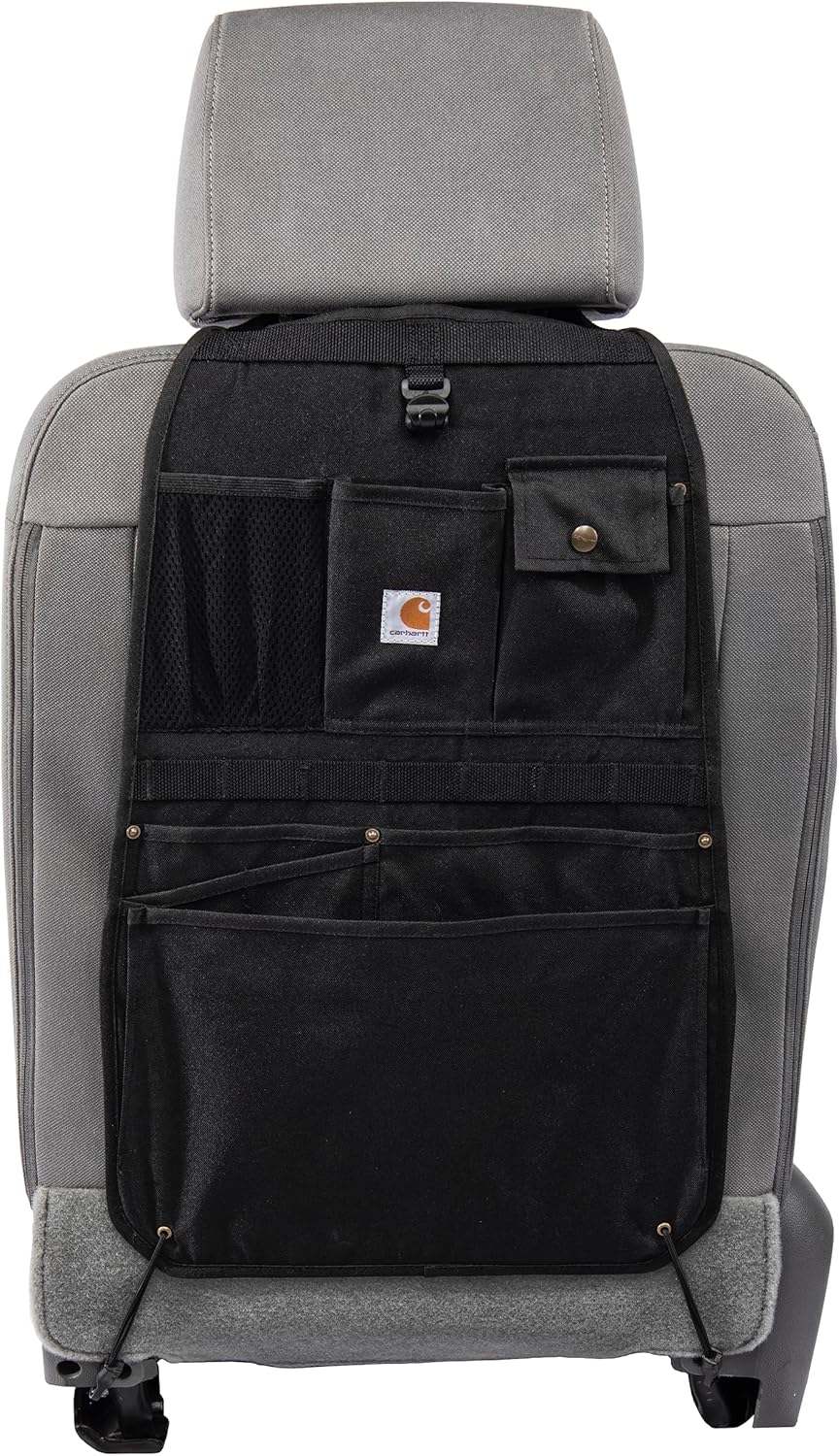 Carhartt Universal Nylon Duck Seat Back Organizer for Cars