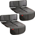 Car Seat Protector 2 Pack - Waterproof Under Booster Seat Mats
