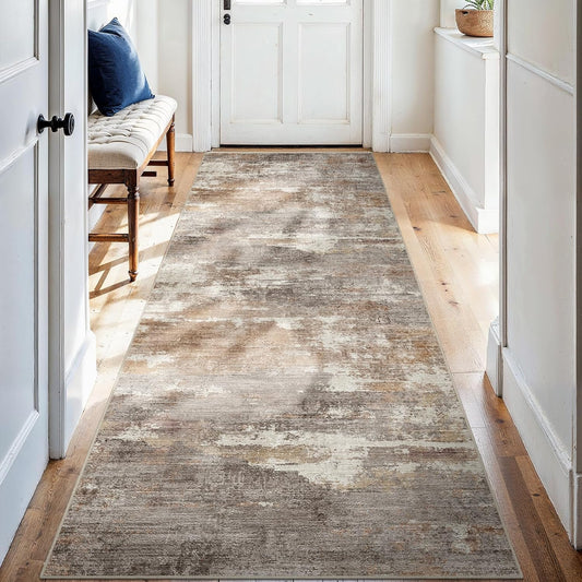 2ft 6in'x8ft Washable Kitchen Runner Rug for Modern Spaces