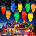 C9 Christmas Lights Outdoor 114 ft 150 LED String Lights - Multicolor