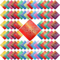 100 Pack Paisley Bandanas Bulk - Multi Purpose Cowboy Head Wraps
