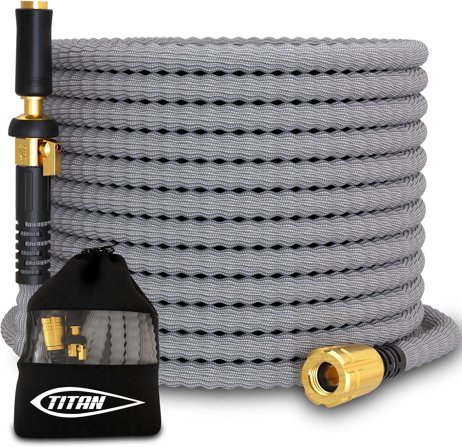 TITAN Garden Hose 30FT - Ultra Lightweight, Durable & Flexible