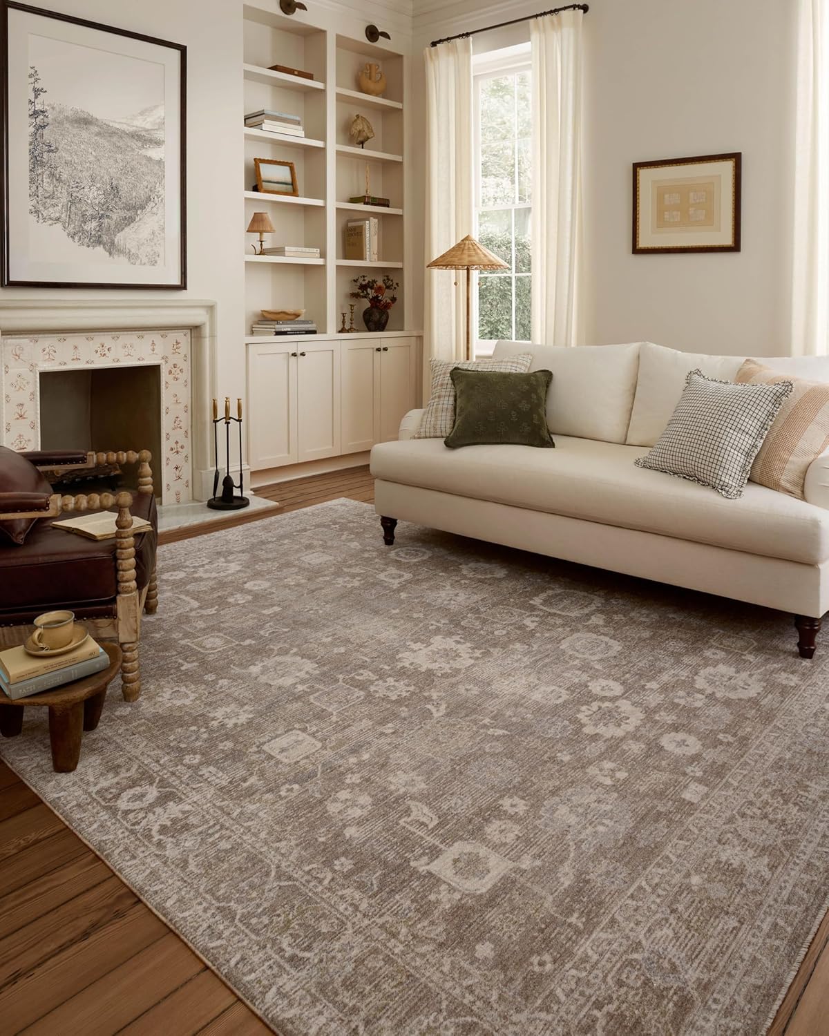 Vintage-Style Area Rug from Chris Loves Julia Louisa Collection