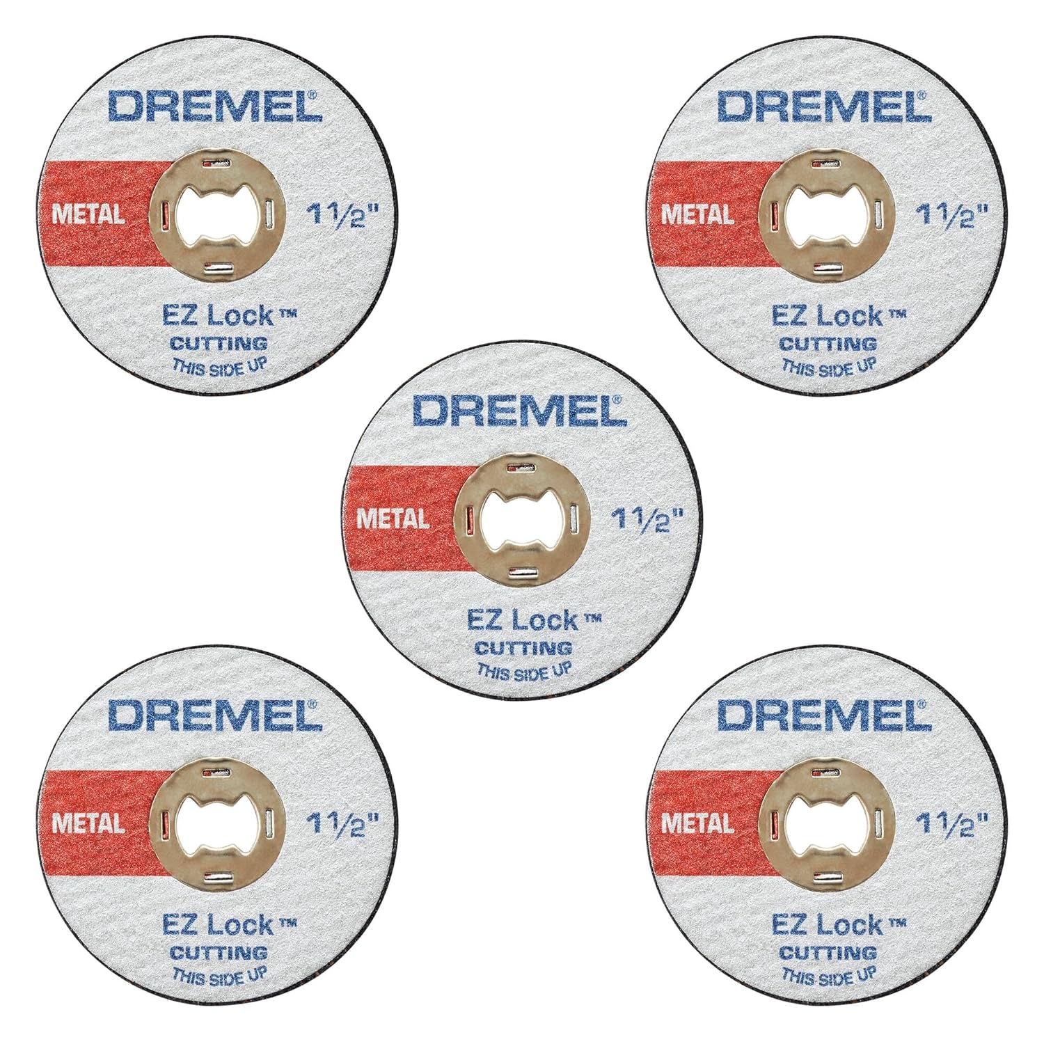 Dremel EZ Lock Cut-Off Wheels - Metal Cutting Disc Set