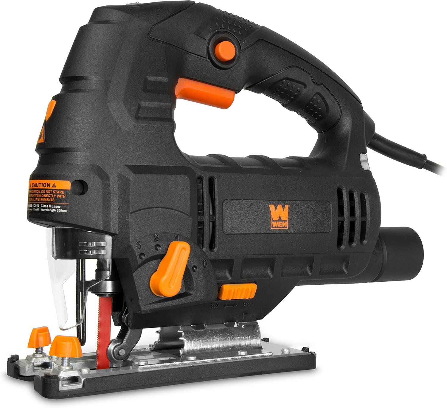 WEN 33606 6.6-Amp Variable Speed Orbital Jig Saw with Laser