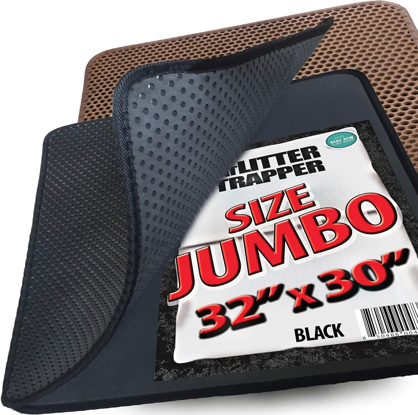 iPrimio Jumbo Size Cat Litter Trapper for Easy Cleanup
