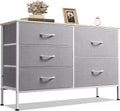 WLIVE Dresser for Bedroom with 5 Drawers - Compact, Versatile Storage