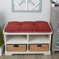 Klear Vu Gripper Omega Non-Slip Tufted Bench Cushion 30 in