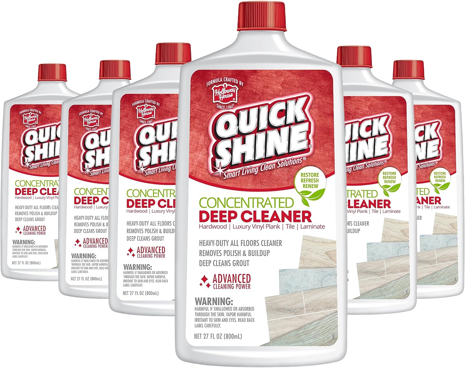 Quick Shine Multi Surface Deep Floor Cleaner & Wax Remover 27oz