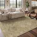 Bavni 6x9 Area Rug Nut Brown - Machine Washable, Low Pile