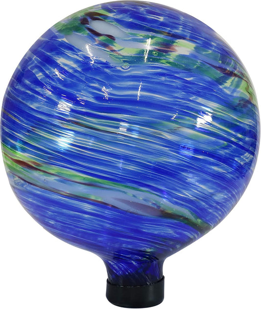 Sunnydaze 10-Inch Gazing Ball for Garden - Stunning Outdoor Decor