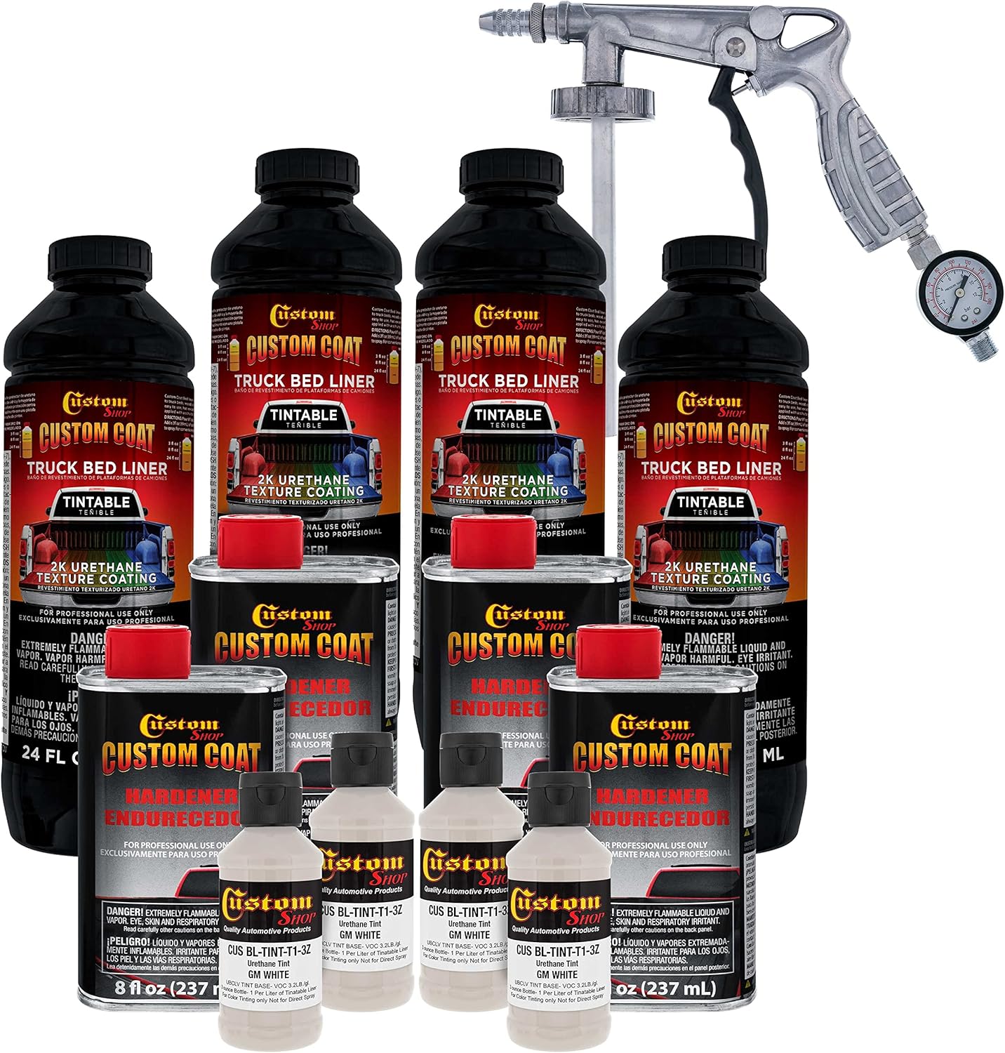 Custom Coat Urethane Spray-On Truck Bed Liner Kit - Durable