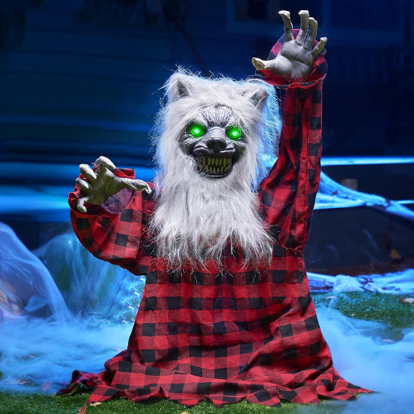 Animated Werewolf Groundbreaker Halloween Decor for Spooky Fun