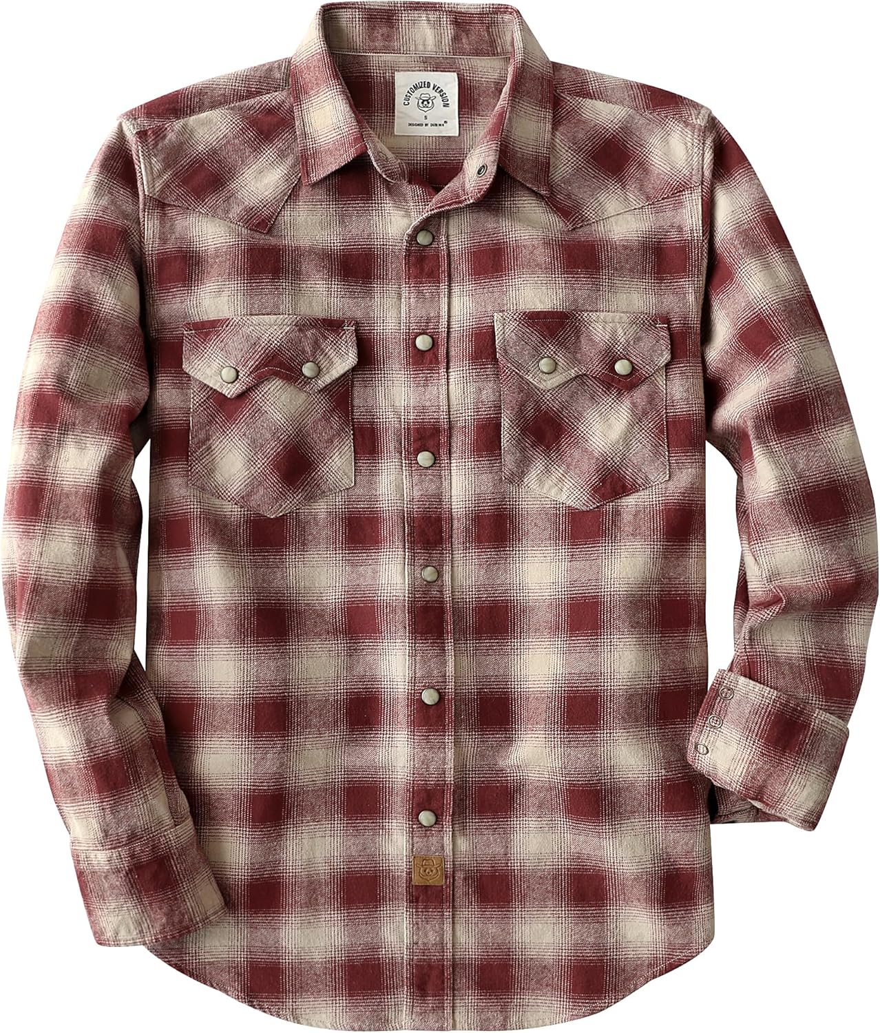 Dubinik Flannel Shirt for Men: Cozy Long Sleeve Casual Wear