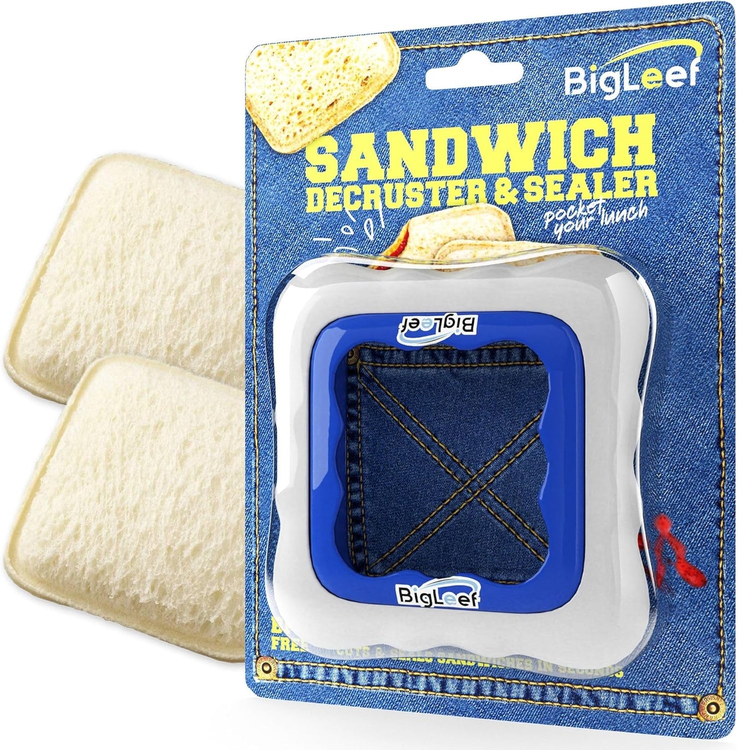 BigLeef Sandwich Cutter - Easy Uncrustables Maker