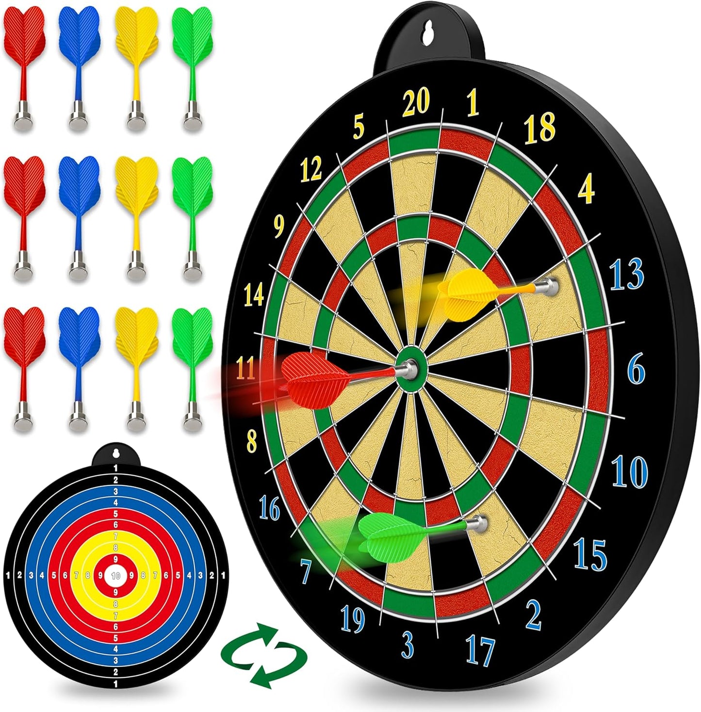 Magnetic Dart Board Set - Fun Indoor Game for Kids