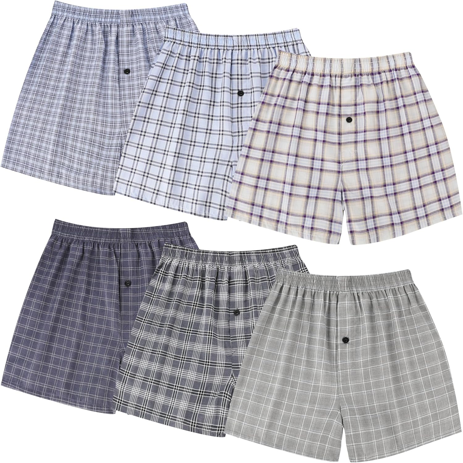Bamboo Cool Men's Woven Boxer Shorts - Classic Comfort & Style