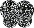 Black Marble Enamel Electric Burner Cover Set - Durable Stove Refresh