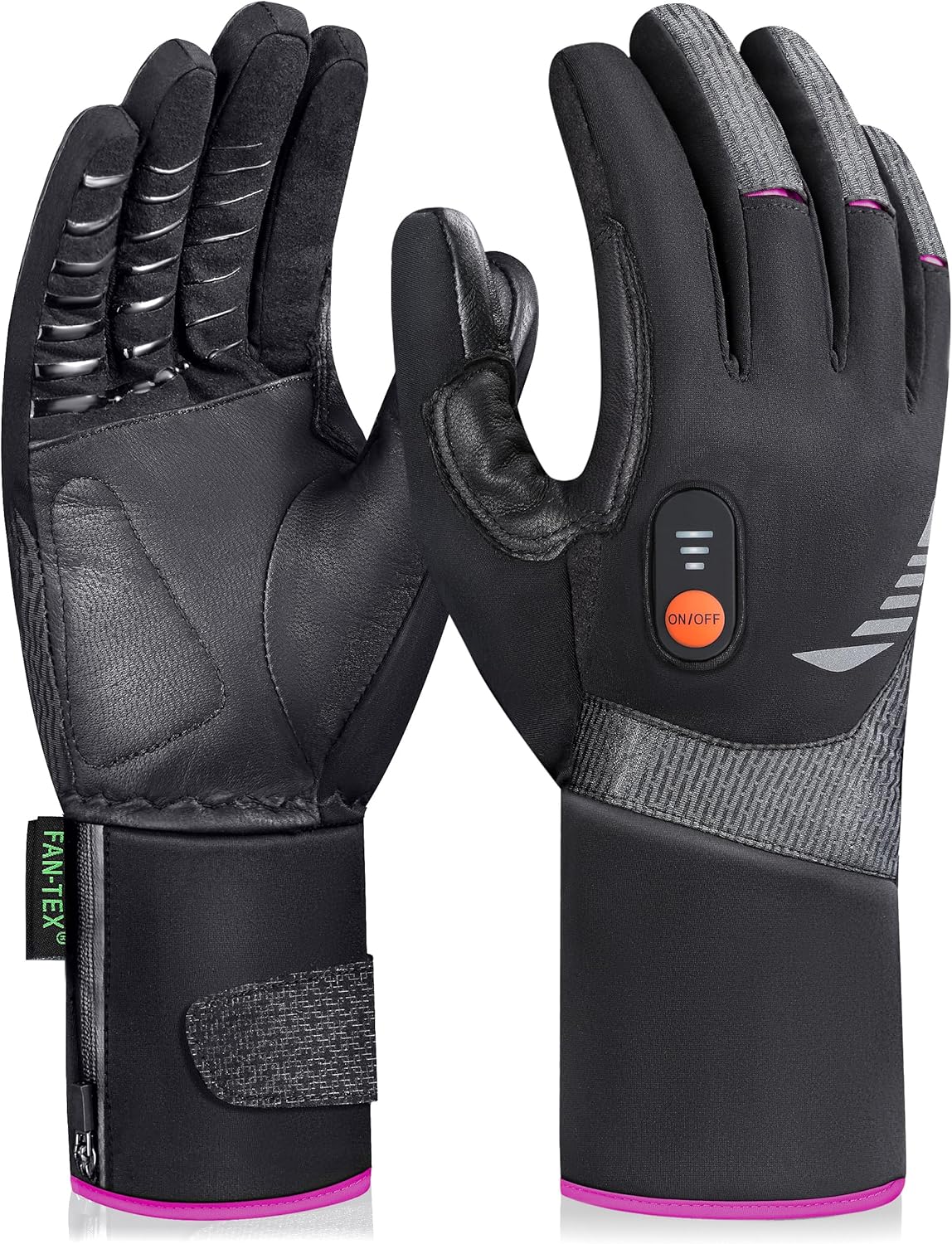 Heated Gloves for Men Women - Waterproof Rechargeable Comfort