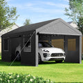 12x20 ft Heavy Duty Carport with Removable Sidewalls - Versatile