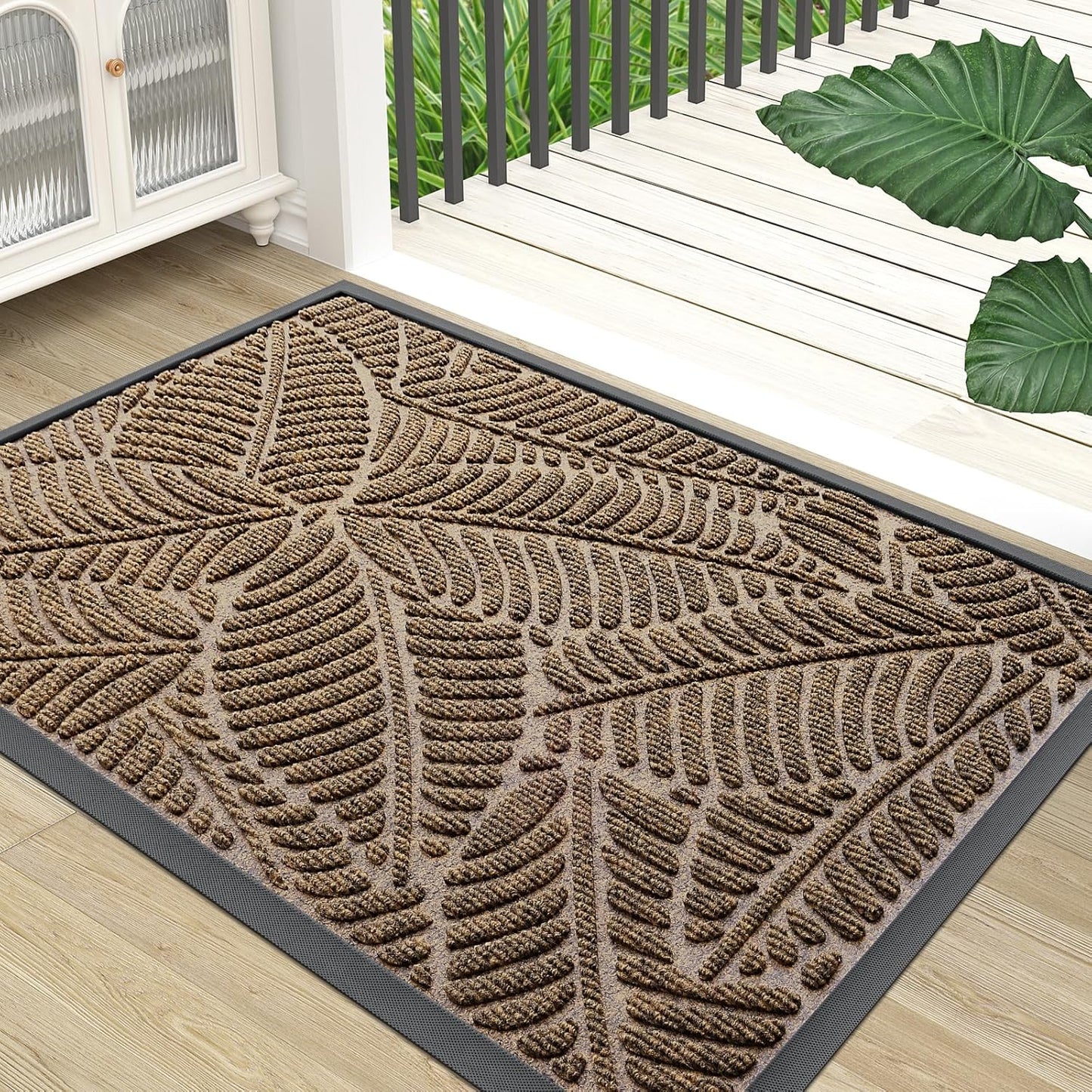 Colorxy Waterproof Doormat for Indoor and Outdoor Use