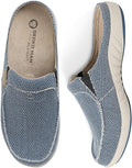 Mens Slippers with Arch Support Canvas House Slipper - Indoor/Outdoor