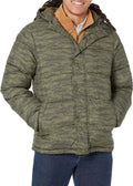 Men's Heavyweight Hooded Puffer Coat - Warm, Water-Resistant Jackets