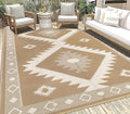 HEBE Outdoor Rug 6ftx9ft Waterproof for Patios and Camping
