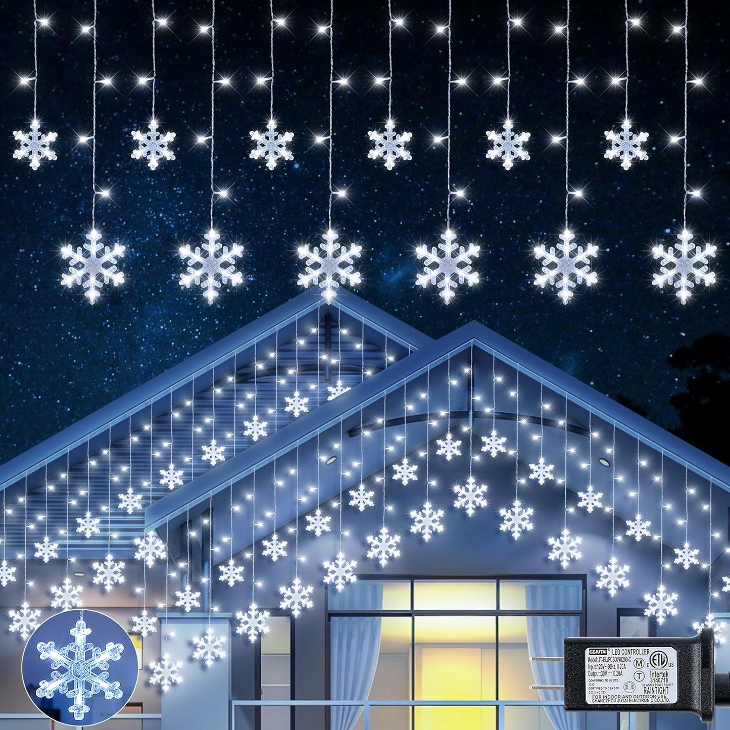 Qunlight Christmas Icicle Lights - Brighten Up Your Holiday!
