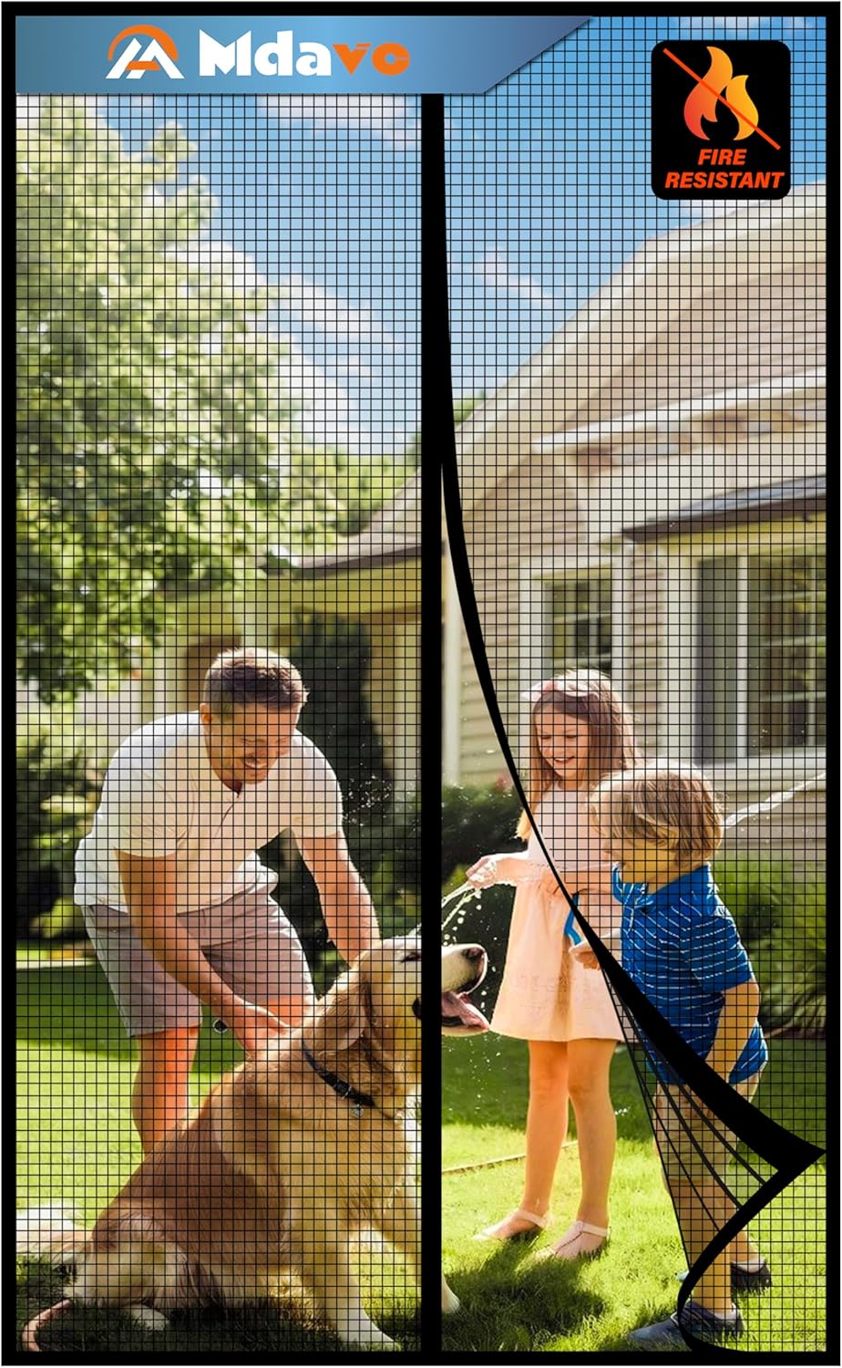 Magnetic Screen Door for Easy Bug Protection and Fresh Air