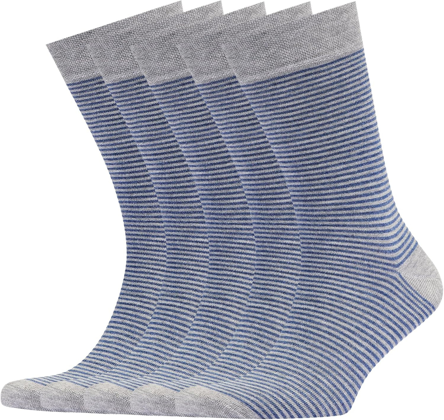 VRD Mens Dress Socks 5-Pack Assorted Patterns for Men