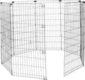 Foldable Octagonal Metal Exercise Dog Playpen - Extra Large 48in