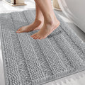 OLANLY Thick Bathroom Rug 30x20 - Plush Absorbent Chenille Mat