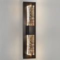 WOSHITU LED Wall Sconce Light 19 in Black Modern Wall Lamp - Dimmable
