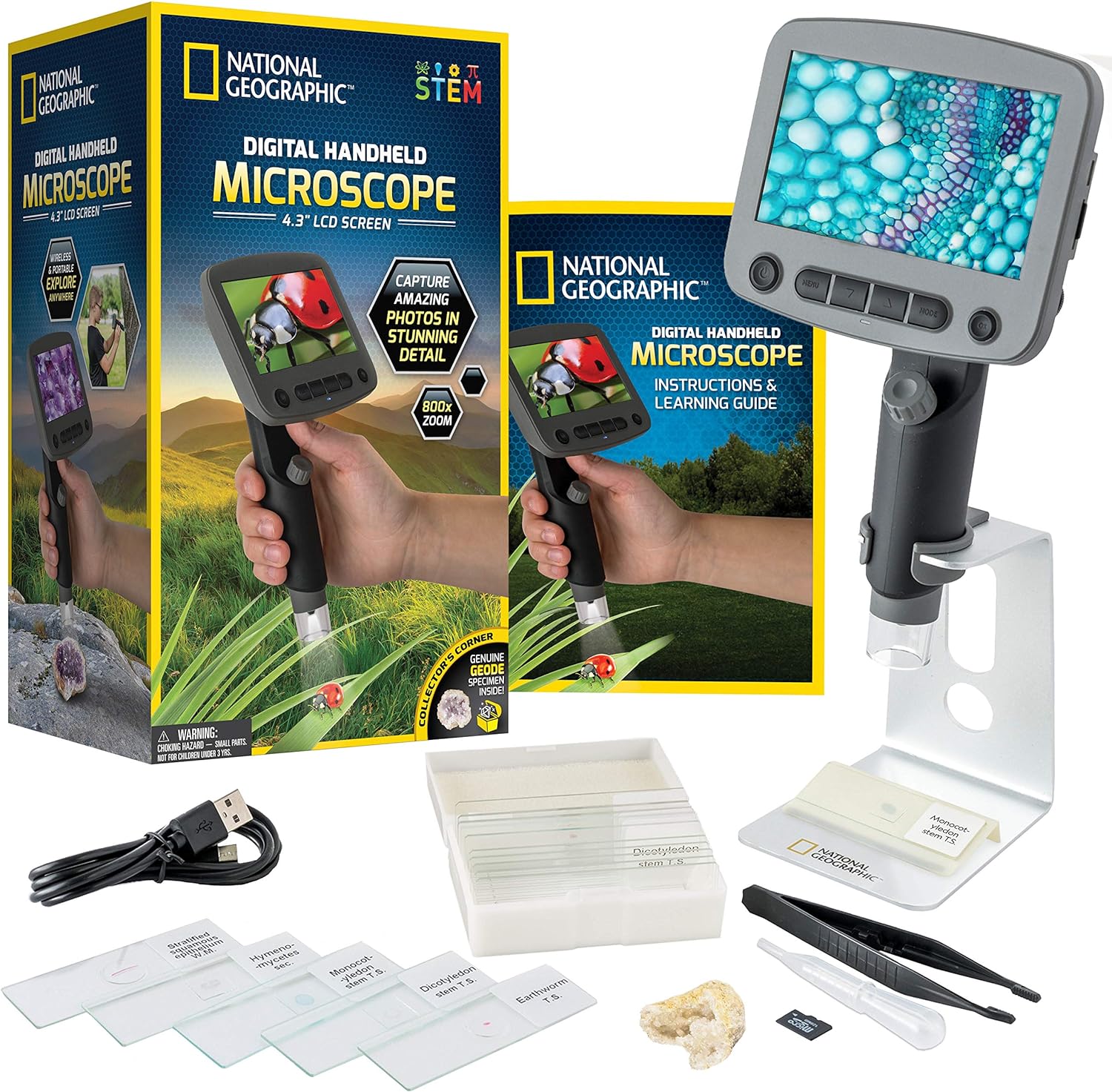 National Geographic Digital Microscope for Kids - Explore Science