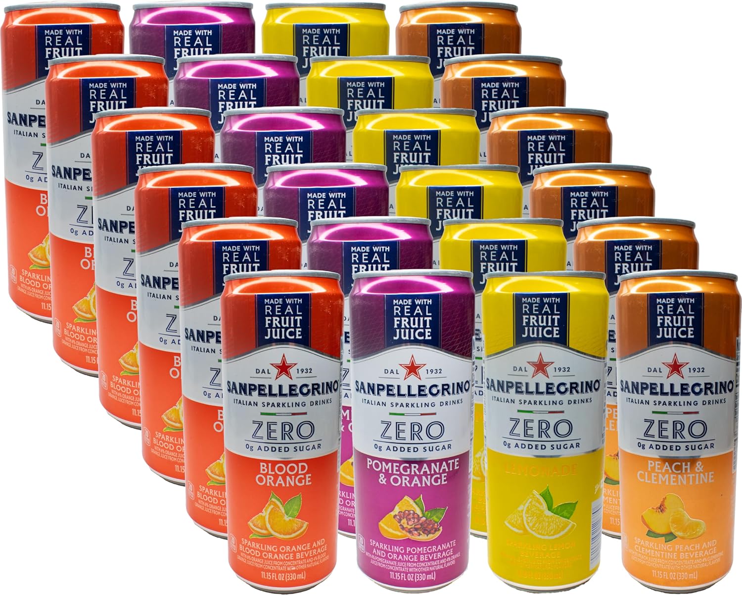 Niro Assortment of San Pelligrino Zero Sugar Sparkling Drinks