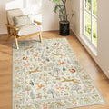 DUKINO 3x5 Washable Animal Area Rug for Cozy Spaces