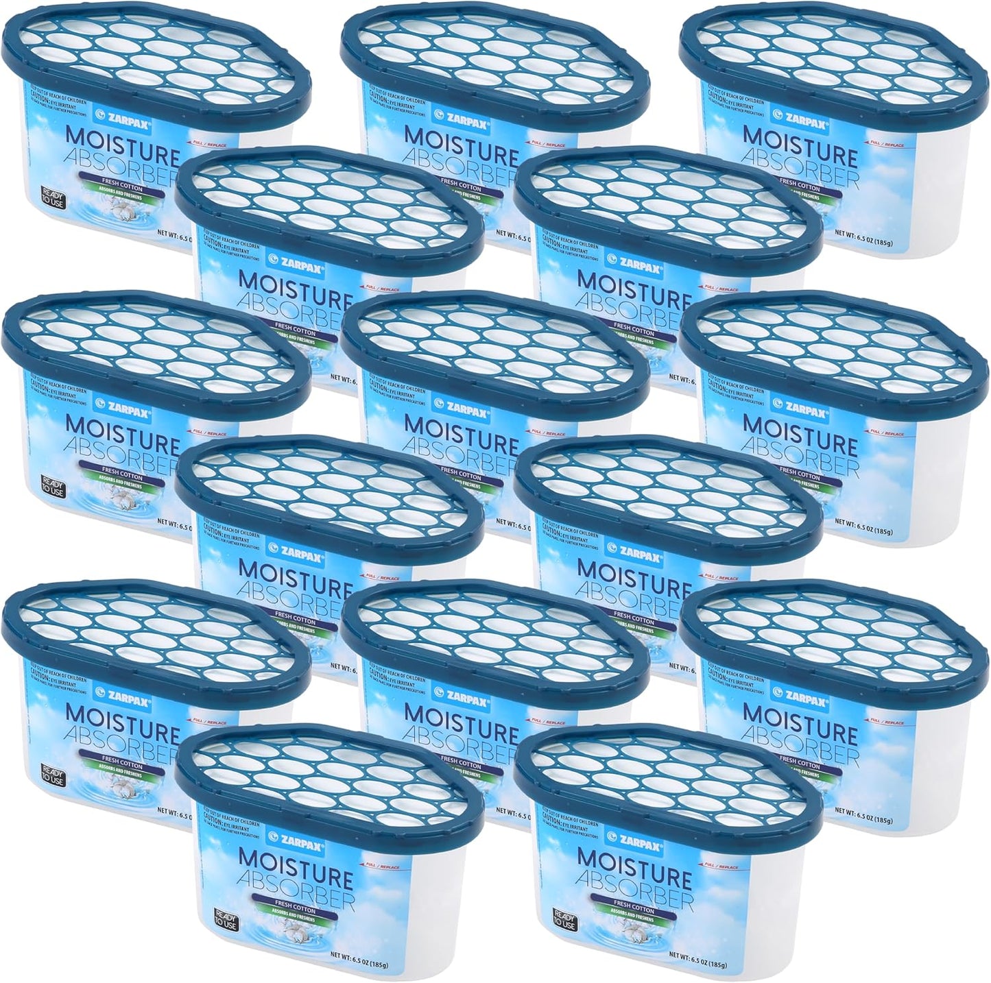 Moisture Absorber Fresh Cotton 6.5 oz for Home and Office Use