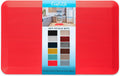 Anti Fatigue Floor Mat 20 x 32 in Scarlet Orange - Comfort