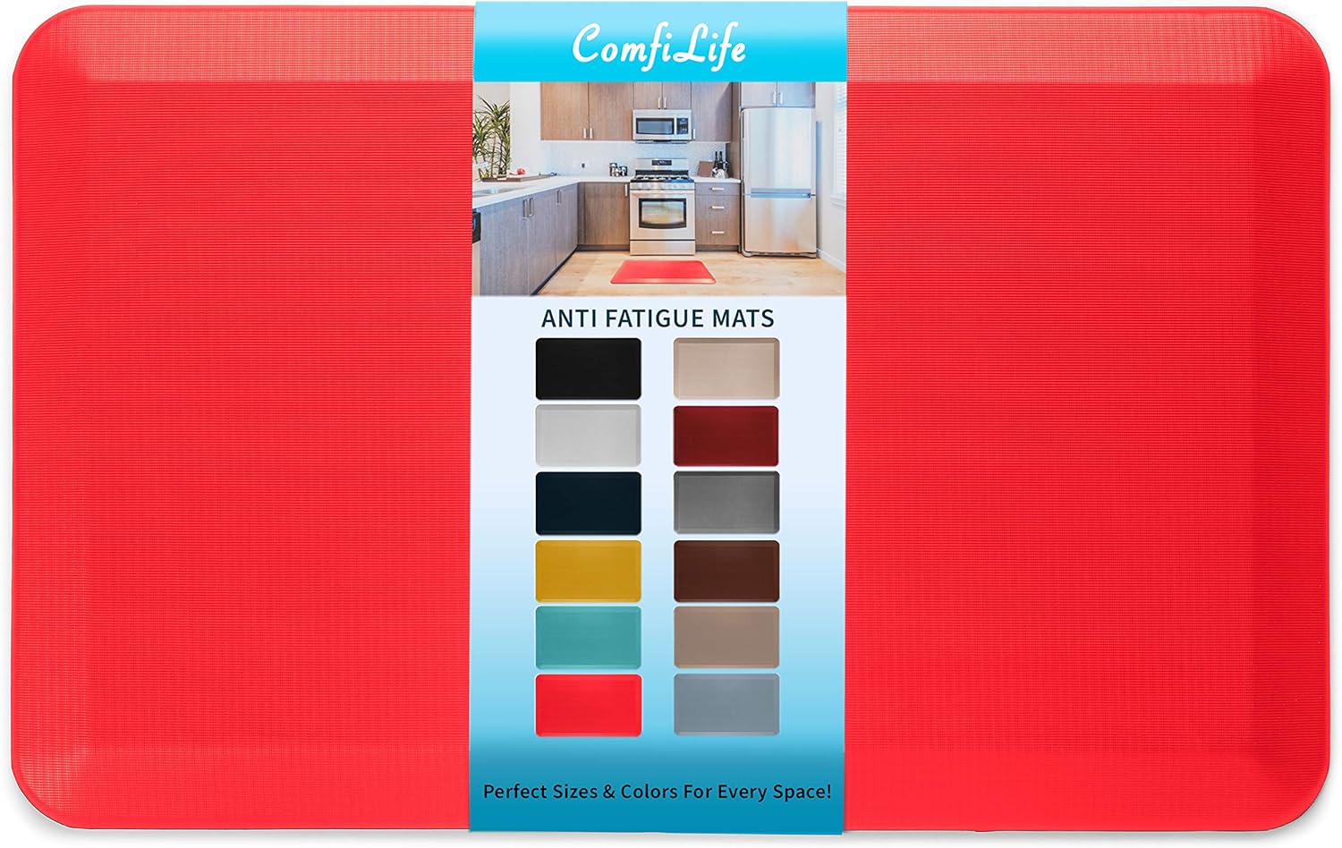 ComfiLife Anti Fatigue Floor Mat for Kitchen and Office Use